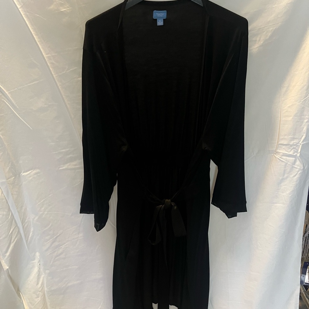 Simply Vera Vera Wang Black Women's Robe